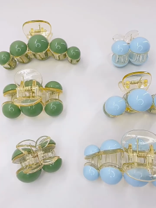 MD-C1120 Jepit Rambut Motif Mutiara Wanita Jedai Mutiara Jumbo Aksesoris Fashion Elegan / Jepitan