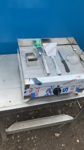 Single Burger Griddle pure stainless