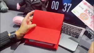 2pcs 10Card Slots Happy Birthday Gift Creative Folding Red Packet Parent/Child/Partner/Birthday/Girlfriend Gift Red Packet