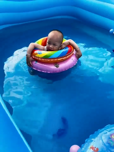 1.2M/1.5M/1.8M/2.1M childrens inflatable swimming pool thickened adult and childrens swimming pool home user extra-large pool oversized baby toys 儿童游泳池/充气泳池