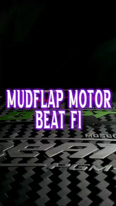 MUDFLAP BEAT FI ESP MUD FLAP MUDLAP KARET PENAHAN LUMPUR PELINDUNG DINAMO SPAKBOR KOLONG PNP HONDA