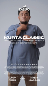KURTA PRIA JUMBO KURTA CLASSIC BIG SIZE BERKUALITAS TERMURAH 4XL 5XL 6XL
