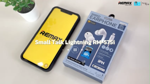 Remax Small Talk L RM-575i - หูฟังมีสาย แบบin-ear พร้อมไมโครโฟนในตัว คุณภาพเสียง Hi-Fi