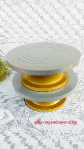REVOLVING CAKE STAND | HEAVY DUTY TURNTABLE | ROTATING CAKE STAND | 旋转蛋糕架 | 重型转盘 | 旋转蛋糕架