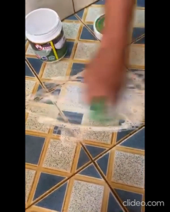 [Tặng Cọ Sắt] Kem Tẩy Rửa Gạch Men 3X 500g Tẩy Trắng Sàn Nhà Xi Măng Rong Rêu Làm Sạch Bề Mặt Sàn Đá Hoa Vết Ố Vàng