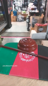 ธง AFGHANISTAN อัฟกานิสถาน ธง ธงตั้งโต๊ะ ขนาด 14×20cm เสาขนาด เส้นผ่านศูนย์กลาง 7.5cm สูง 35cm