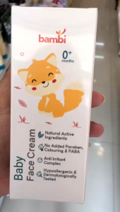 Bambi Baby Face Cream 50 ml krim wajah bayi 50ml