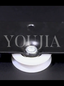 4 Set Nylon Wheels Sliding Door Roller Sliding Door Wheel Door Pulley Hardware for Cabinet Closet Wardrobe