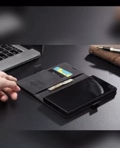 Caseme Leather Flip Wallet Hard Casing Z Fold 6 Fold 5 Fold 4 Premium Magnetic Flip Casing + Kick Standing