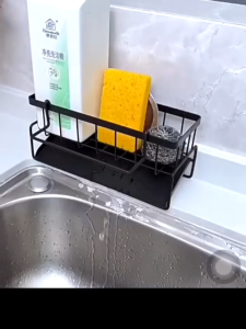Kệ nghiêng để đồ rửa chén bát giá để giẻ rửa chén trên bồn có khay hứng nước nghiêng Tiện Lợi chắc chắn