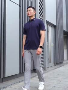 Veidoo M-5XL 5color Men Baju Polo shirt Short Sleeve t shirt men Plain Casual Golf Stretchable Cotton Men Slim Fit POLO T Shirt polo lelaki