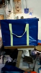 [CÓ VAT] Túi bạt - túi dứa có dây kéo đựng đồ chịu tải trên 20kg - nhiều kích thước - bạt dai bền chuyển nhà dọn đồ dễ dàng hơn