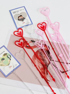 78pcs Stick Kartu Ucapan Plastik Stick Card Holder Love Klip Kartu Stik Penjepit Kartu Jepitan Kartu Ucapan