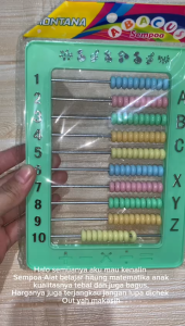 Sempoa: Alat Belajar Hitung Matematika Anak / Abacus Montana