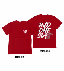 Baju Kaos Anak HUT Kemerdekaan RI 17 Agustus usia 1-12 tahun