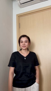 [JUNE LINEN] A24. Áo Linen cổ tim tay ngắn basic. Pure linen. HỎA TỐC.