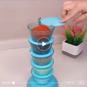 RAK BUMBU KRISTAL KOTAK 3LACI DAN 4LACI RAK BUMBU SUSUN KRISTAL KOTAK TEMPAT BUMBU DAPUR 3 TINGKAT 4 TINGKAT KRISTAL MODEL KOTAK - BD