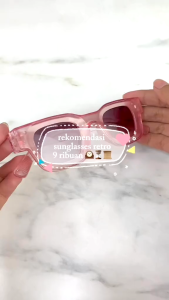 OKULARY C7 Kacamata Hitam Sunglasses UV400 Frame Kecil Korean Style