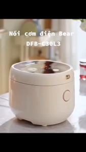 Nồi Cơm Bear 3L C30L3-Nồi Nấu CanhCháoLàm Bánh Bản Mới -Bảo Hành 12 Tháng