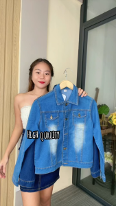 LC Fashion Ladies Casual Denim Jacket Can Fit From M-L Stretchable #635#636