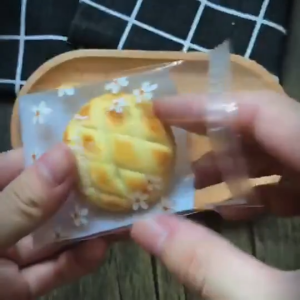 100Pcs Cookies Packaging Bag Candy Bag Clear Adhesive Bread Pastry Bag Festival Party Gift Food Packaging Bag Bread Bag