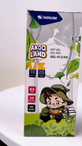 Bút gel Thiên Long GEL-012/AK - Nét viết 0.5mm êm mượt đầu bút cao cấp