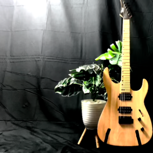 ORION Series Electric Guitar with Maple Fretboard and Tremolo - Natural ( RCStromm / KG13 )