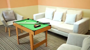 【Lionlead Mall】Mini Billiard Table for Kids Wooden with Tall Feet Pool Table Set Taco BilliardsBilliard Table Set Family