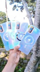 Case Hologram Fashion ( APEL ) IPHONE X XS XR 7 PLUS 8 PLUS 11 12 13 14 15 PRO PROMAX Casing Hologram Aurora DUNIA JAYA ACC
