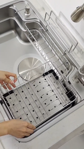 -SG. READY STOCK-SUS304 stainless steel sink  3D embossed Japanese sink/multi-function dish sink -1-3 Days delivery -