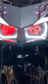 Biled Sarengan Muter uk 2,5inc Lampu Biled Mata Sharenggan Muter 12 volt model Universal V 6. 