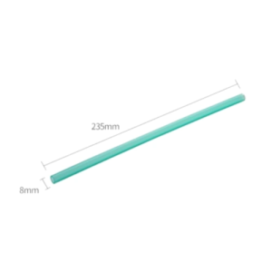 Flexible Portable Reusable Transparent Silicone Straws Food Grade Beverage Straws