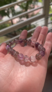 Natural Cystal 天然水晶 超7 Super 7 + 手串· 10mm+