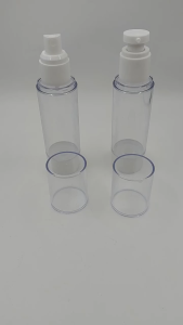 ขวดปั๊มสูญญากาศ ขวดสเปรย์ ปั๊มครีมขนาดพกพา ขวดปั้มสูญญากาศทรงสูง ปั้มเจล เครื่องสำอาง ใส่เซรั่ม ครีมบำรุง