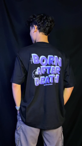 Kaos Oversized Born After Life Casual Series