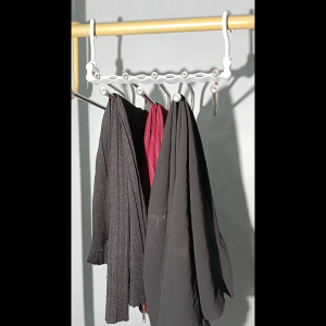 Space Saving Pants Rack Drying Hanger Non Slip Stainless Steel Hanging wardrobe Organizer for Scarfs Trousers Jeans