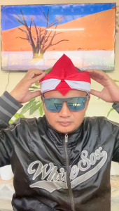 Ikat Kepala Merah Putih Blangkon Bendo Dewasa/ Udeng Kemerdekaan Merah Putih VIRAL AGUSTUSAN Polos