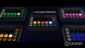 ONAIR F11 Gaming Audio Mixer Live Sound Card Mixer Streaming RGB Mixers With XLR mic input