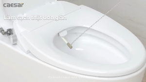 Nắp bồn cầu rửa cơ thông minh Caesar TAF060