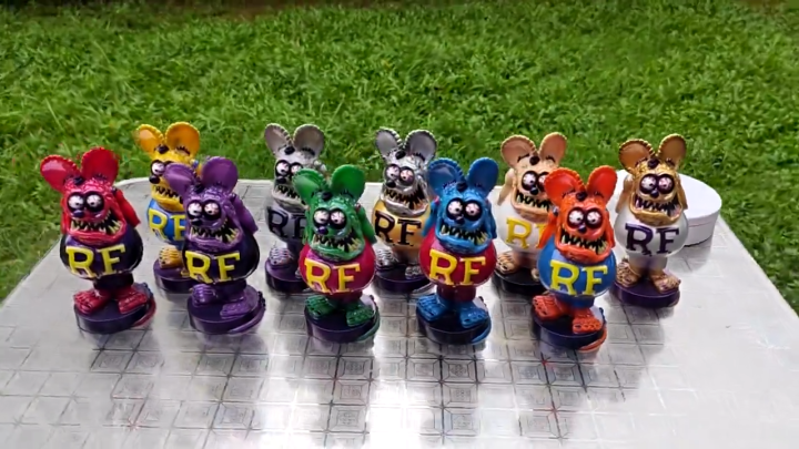 RAT FINK แรทฟิงค์ หนูผี 17 CM ของสะสม ของขวัญวันเกิด ของเล่นสําหรับเด็ก