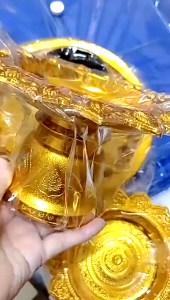 Trụ hoa sen liền khối bày mâm đức ông kê xôi hoa quả bánh
