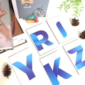 Dekorasi Interior Rumah dengan Hiasan Dinding Alphabet Huruf Font Kustom