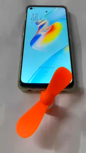 Portable Phone Fan 2 in 1 Type-C Small Mini Fan for Mobile Phone
