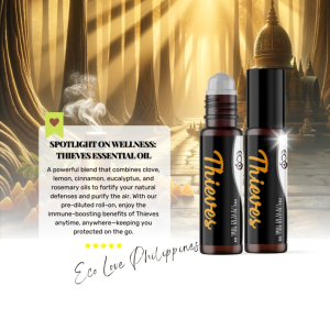Eco Love Philippines - THIEVES Pre-Diluted Essential Oil Roller Bottles | 10ml Aromatherapy On-The-Go
