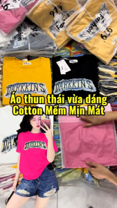 Áo Thun Thái Nữ Form Vừa (Mã A72 DARKKIN) Cotton 100% Mềm Mịn Mát Từ 40 Đến 60kg Phong Cách Cá Tính Độc Đáo