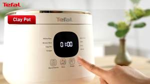 Nồi Cơm Điện Tử Tefal Rice Mate Mini RK515168 0.7L Begie - Bảo Hành 24 Tháng