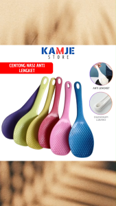 KAMJE Centong Sendok Nasi Anti Lengket
