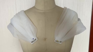 The New Covered Arms Dress Arm Gauze Sleeves FOR Strapless Wedding Dress Shoulder Strap