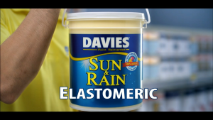 Davies Sun and Rain 4 Liters (Gallon) Elastomeric Paint: A Waterproofing Primer-less Premium Quality Paint