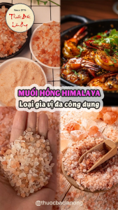 Muối hồng Hymalaya nguyên chất 500g (Dùng làm gia vị nấu ăn nguyên hạt và xay nhuyễn)